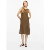 s.Oliver Midikleid Kleid Stufenkleid aus Viskose