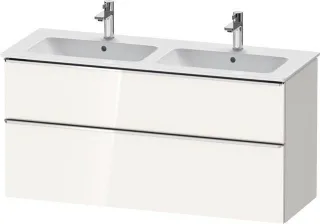 Duravit D-Neo Waschtischunterbau wandhängend Weiß Hochglanz 1280x462x625 mm - DE4365010220000 DE4365010220000