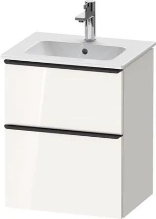 Duravit D-Neo Waschtischunterbau wandhängend Weiß Hochglanz 510x402x625 mm - DE43600BD220000 DE43600BD220000