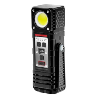 Bikight 3000LM 800M COB Flashlight Ajustable Angle USB Rechargeable Powerful Lamp with 8000mAh 21700 Battery Outdoors Po