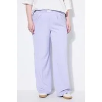 Studio Untold Schlupfhose Hose Straight Legs Elastikbund mit Label