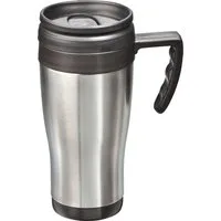 MATO interpräsent Isolierkanne MATO interpräsent Thermobecher Edelstahl (gebürstet), Schwarz 0.4 l 4, 0.40 l