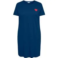 ONLY CARMAKOMA Jerseykleid CARANITA LIFE S/S O-NECK ABK DRESS JRS