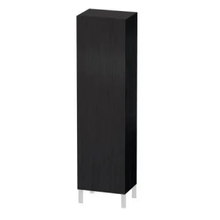 Duravit L-Cube Hochschrank Eiche Schwarz Matt 500x363x1760 mm - LC1181R1616 LC1181R1616