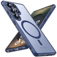 CoolGadget Handyhülle Magnet-Hülle für Samsung Galaxy S25 Ultra Schutzhülle magnetisch 6,9 Zoll, Hülle Matt Stoßfest kompatibel mit QI-Laden Zubehör Kameraschutz Case