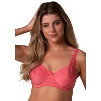 Elbrina Bügel-BH verstellbare Träger, ohne Schale, mit Bügel, mit Spitze, mit Schleife
