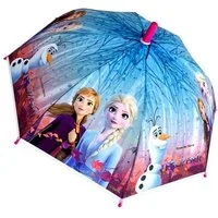 Disney Frozen Stockregenschirm Die Eiskönigin Anna und Elsa Kinder Mädchen Stock-Schirm Kuppelschirm