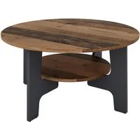 byLIVING Couchtisch Jonny, in verschiedenen Farbausführungen, mit Ablageboden, Durchmesser 80 cm