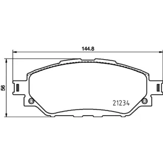 Hella Bremsbel?ge vorne Toyota Hilux 8