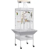 Yaheetech Vogelkäfig, Vogelvoliere Käfig für Wellensittich Papageien