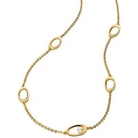 Pandora Kette mit Anhänger 363883C01-45, Damen- Perle Goldfarben