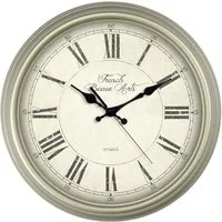 EUROTIME Wanduhr Quarzwanduhr 89891-12