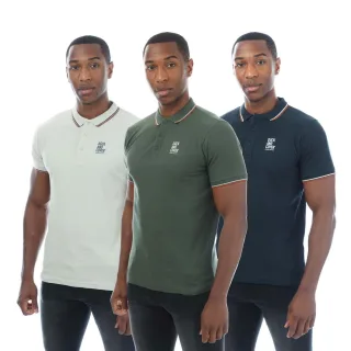 Duck and Cover - "Melports" Poloshirt für Herren (Grün/Hellgrün/Blau)
