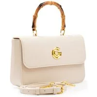 GABRIELLA G By Gabriella Gucci Handtasche AGATHA, Damen Henkeltasche, Schultertasche, Umhängetasche mit Logoapplikation