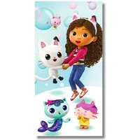 Gabby's Dollhouse Badetuch Dreamworks, Baumwolle, Mädchen Strandtuch 70 x 140 cm