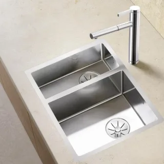 Blanco Claron Spüle 521608 340/180-IF, 58,5 x 44 cm, rechts, Edelstahl Seidenglanz