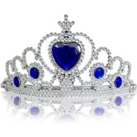 Katara Prinzessin-Kostüm Kinder Diadem Kopfschmuck Karneval Kostümzubehör, Kleid
