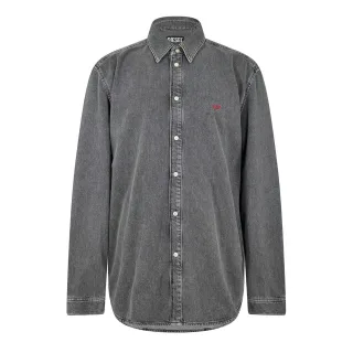 Diesel - "D-Simply" Hemd für Herren, Denim, Langärmlig (Grau)