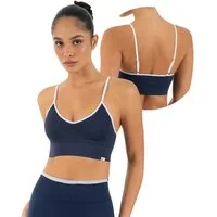 Smilodox Sport-BH Yari, Fitness- BH Damen, Shaped Fit, Bra mit Rippstruktur, Gym Rippstruktur, verstellbare Träger, Shaped Fit, weiches Material