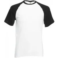 Fruit of the Loom Rundhalsshirt Shortsleeve Baseball Herren T-Shirt