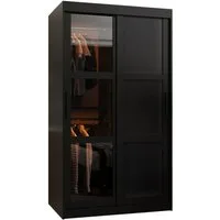 ABIKS MÖBEL Schwebetürenschrank DOME 3 Schlafzimmerschrank - mit Schiebetüren, Kleiderstange, Regalen