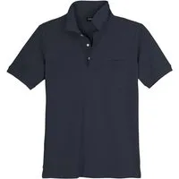 redfield Poloshirt Piqué Poloshirt Übergröße dunkelblau Redfield Ralph