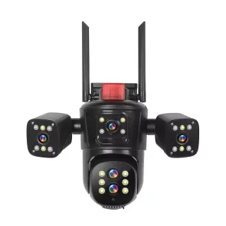 Q840 20MP 10X Optical Zoom Four Screens WiFi IP Camera Wireless Outdoor Five Lens PTZ Full Color Night Vision Auto Track