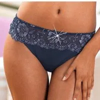 LASCANA Bikinislip Wanda mit Stickerei Spitze in floraler Optik