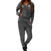 RMK Jogginganzug Damen Jogginganzug Sportanzug Streetwear Fitness Clubwear Gym (2-tlg), mit Kapuze