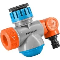 GRÜNTEK Schlauchadapter Flexibler Wasserhahn Adapter mit dreh- und neigbarem Schlauchanschluss, (1-St), sowie Wasserhahn-Funktion mit 2 Wasserstrahlarten
