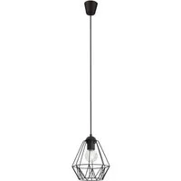 Licht-Erlebnisse Pendelleuchte ARIYAN, ohne Leuchtmittel, Käfig Draht Schirm Metall Ø 19 cm höhenverstellbar E27 für Wohnzimmer