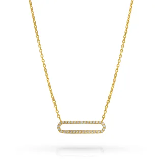 Orphelia 'Charm' Halskette für Damen aus 925er Sterlingsilber – Gold ZK-7563/G