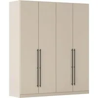 OTTO home Kleiderschrank Mehrzweckschrank Aktenschrank Möbel Mietswohnung Schlafzimmer AVOLA (3 verschiedene Ausstattungen BASIC/CLASSIC/PREMIUM (inkl. SOFT-CLOSE) mit hochwertigen Stangengriffen in Schwarz aus Metall MADE IN GERMANY