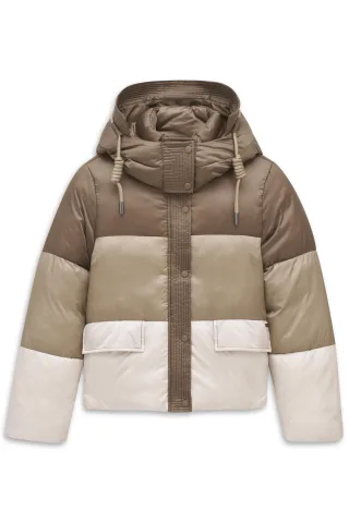 bugatti - Damen Jacke Popeline taupe - Gr. - 36