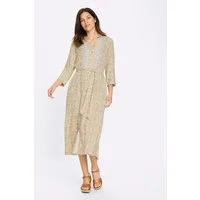 Sieh an! Etuikleid Hemdblusenkleid 3/4-Arm