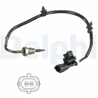 Delphi Abgastemperatursensor Opel Astra Corsa Meriva Zafira 1,7