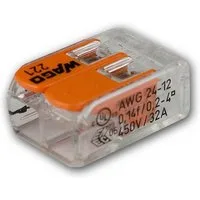 WAGO Verbindungsdosenklemme 10 WAGO Compact Steckklemmen 2x 0,2-4 mm² mi Hebel