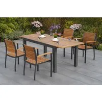 MERXX Garten-Essgruppe Santorin, (5-tlg)