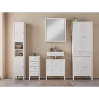 Home affaire Midischrank Tina Badmöbel, Kommode, Schrank, Breite 34 cm, Massivholz