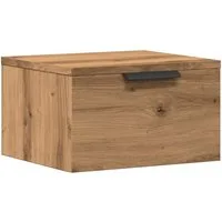 vidaXL Nachttisch Wand-Nachttisch Artisan-Eiche 34x30x20 cm (1-St)