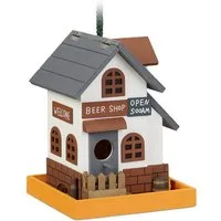 relaxdays Vogelhaus Deko Vogelhaus Wirtshaus