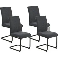 HELA Freischwinger LINN (Set, 4 St), Esszimmerstuhl im praktischen 2er oder 4er Set