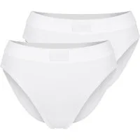sloggi Taillenslip Double Comfort T Tai Slips (Set, 2er-Pack) weicher / breiter Bund, Logo, Baumwoll-Stretch