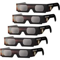 BRESSER Teleskop Sonnenfinsternis-Brille Design-B (5 Stück)