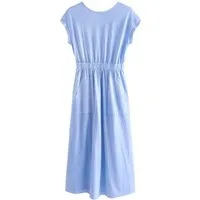 Next Midikleid Sommerliches T-Shirt-Midikleid aus 100 % Baumwolle (1-tlg)