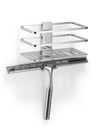 Giese Duschkorb Piano mit Haken und Wischer, 30762-02 30762-02