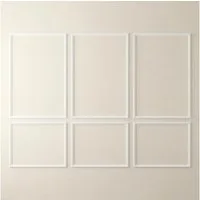 Spetebo Zierleiste Zierleisten Set aus Polystyrol weiß vorgeschnitten, Montage wahlweise, Polystyrol, Anzahl, 1-St., Stück, Präzise Passform