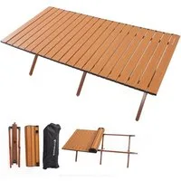 CITYSPORTS Campingtisch Campingtisch Klappbar, Klapptisch Ultra Leichte, Falttisch Tragbar, Faltbar Camping Table Outdoortisch Groß, 120x60x44cm