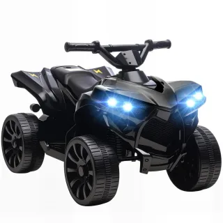 Aiyaplay Kinder-Elektroquad, Schwarz, Metall, 42x45x70 cm, unisex, Spielzeug, Kinderspielzeug, Kinderautos & Elektro-Kinderautos