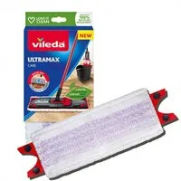 Vileda Vileda ULTRAMAX Care Ersatzbezug Wischbezug (Mikrofaser, 14, 1-tlg., aus 100% recycelten Mikrofasern)
